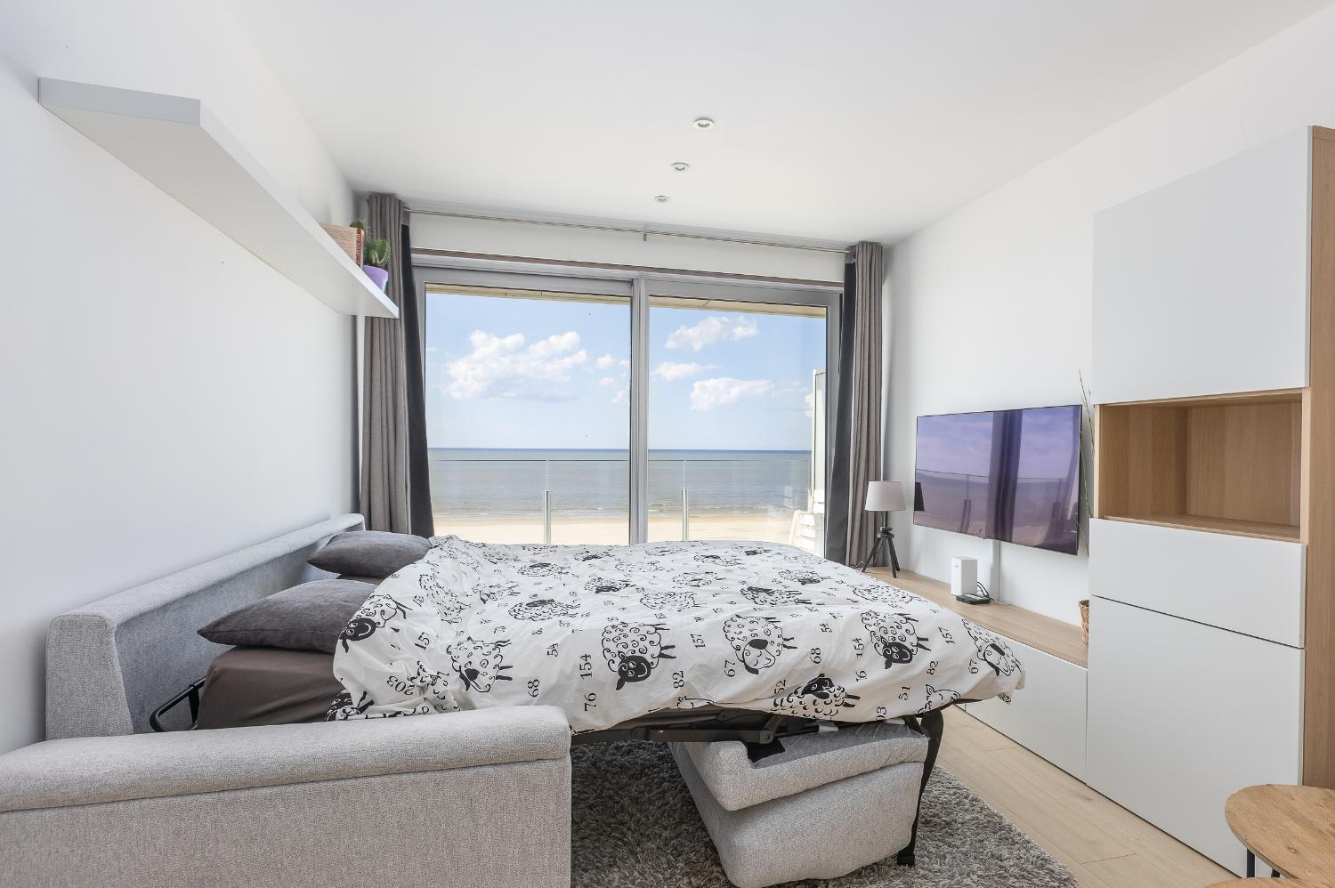 Studio Met Frontaal Zeezicht Middelkerke Bagian luar foto